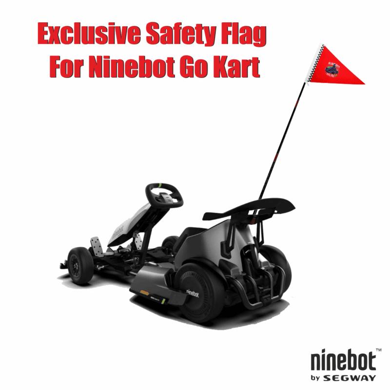 High-Visibility Safety Flags for Ninebot Go-Karts