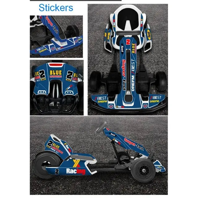 Calcomanía adhesiva de vinilo envolvente con diseño de calidad, 7 diseños para Segway Ninebot Gokart