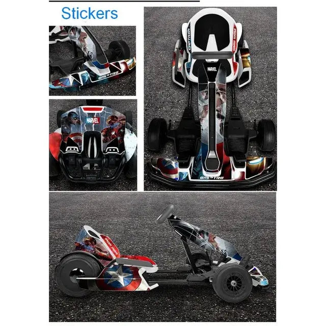 Calcomanía adhesiva de vinilo envolvente con diseño de calidad, 7 diseños para Segway Ninebot Gokart