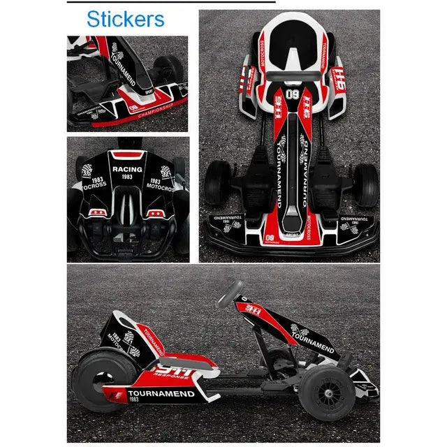 Calcomanía adhesiva de vinilo envolvente con diseño de calidad, 7 diseños para Segway Ninebot Gokart