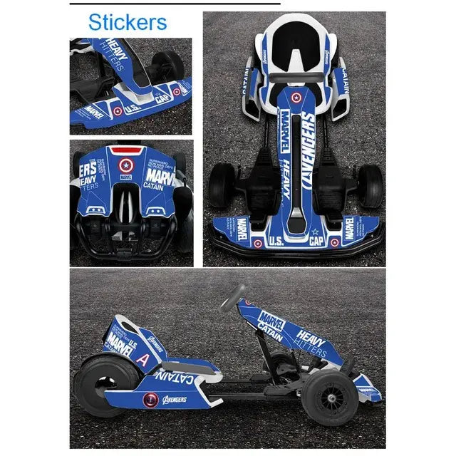 Calcomanía adhesiva de vinilo envolvente con diseño de calidad, 7 diseños para Segway Ninebot Gokart