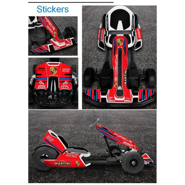 Calcomanía adhesiva de vinilo envolvente con diseño de calidad, 7 diseños para Segway Ninebot Gokart