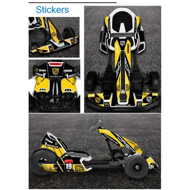 Calcomanía adhesiva de vinilo envolvente con diseño de calidad, 7 diseños para Segway Ninebot Gokart