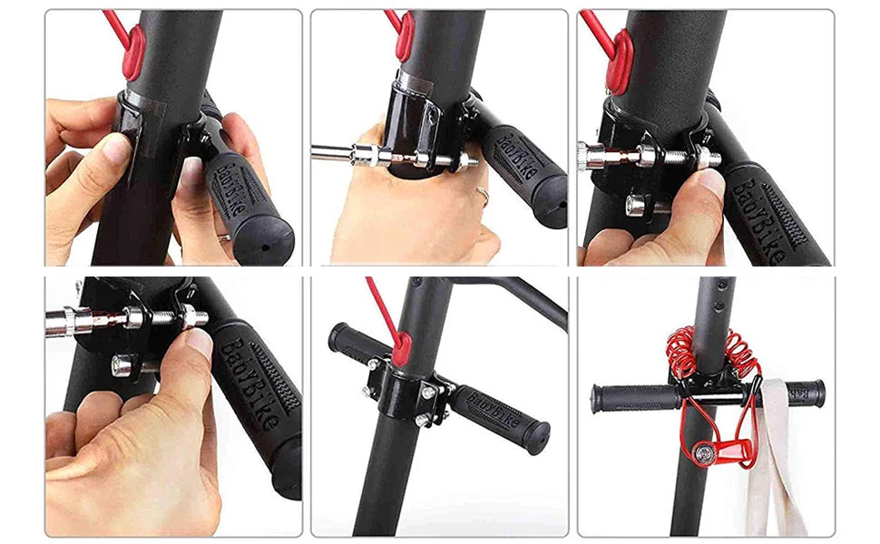 Children Safe Adjustable Handrail, Non-Slip Handle For Ninebot G30 Xiaomi M365 Electric Scooters