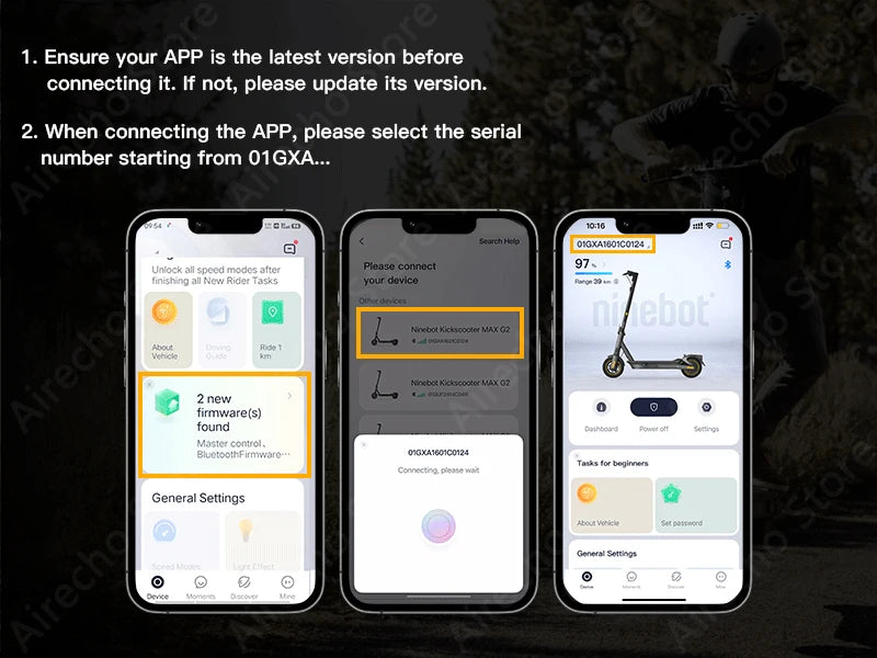 Main Board Controller upgraded Speed 40km/h For Ninebot MAX G2 G2E G2D