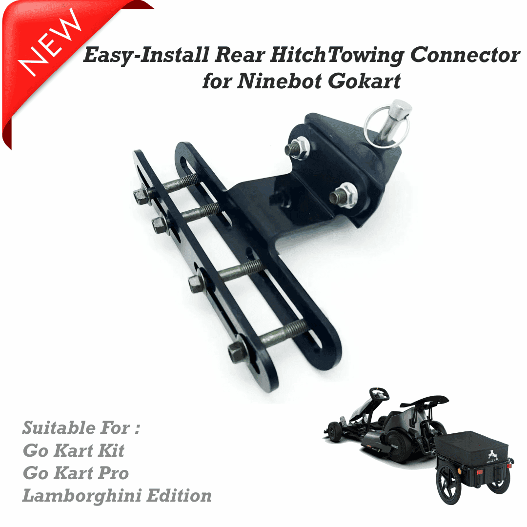AULPACO Yellow Trailer Rack & Placement Bracket For Segway Ninebot Gokart PRO