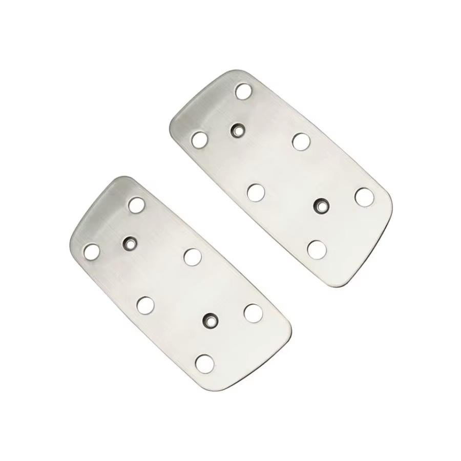 Premium Stainless Steel Metal Cover Plate for Ninebot GoKart Throttle & Brake Pedals