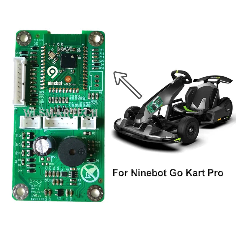 Upgraded Front Cabinet Controller Board for Ninebot GoKart PRO, PRO 2 & Lamborghini (27MPH Upgrade)