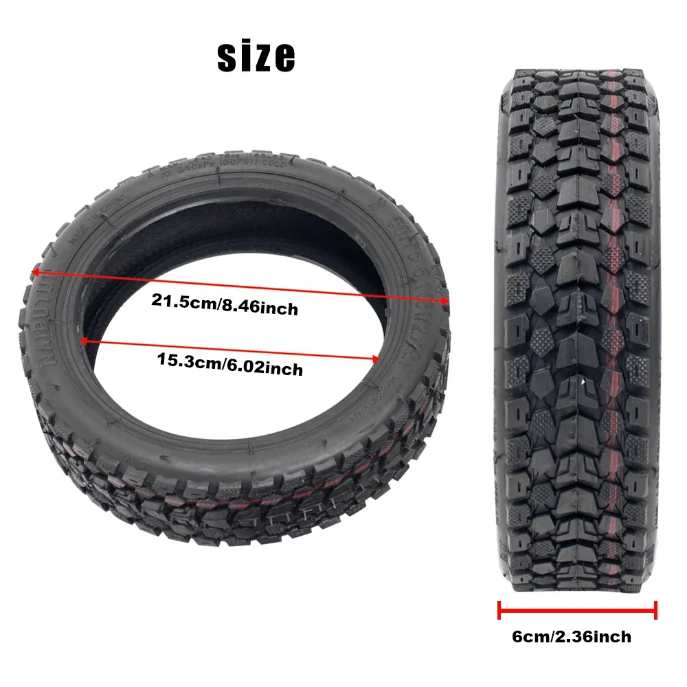 Upgraded 8.5" Tubeless Off-Road Tires for Xiaomi M365, Pro, 1S Scooters