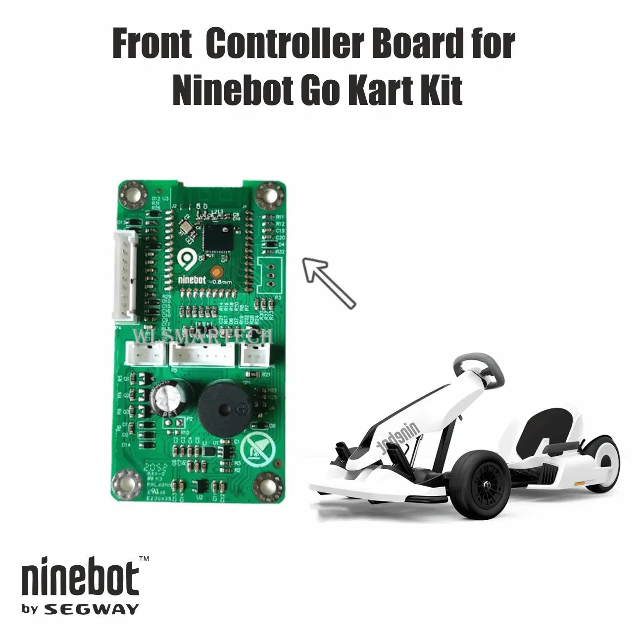 Upgraded Controller Board for Ninebot Go Kart Pro-Pro2-Lamburghini- Top Speed 25-27MPH