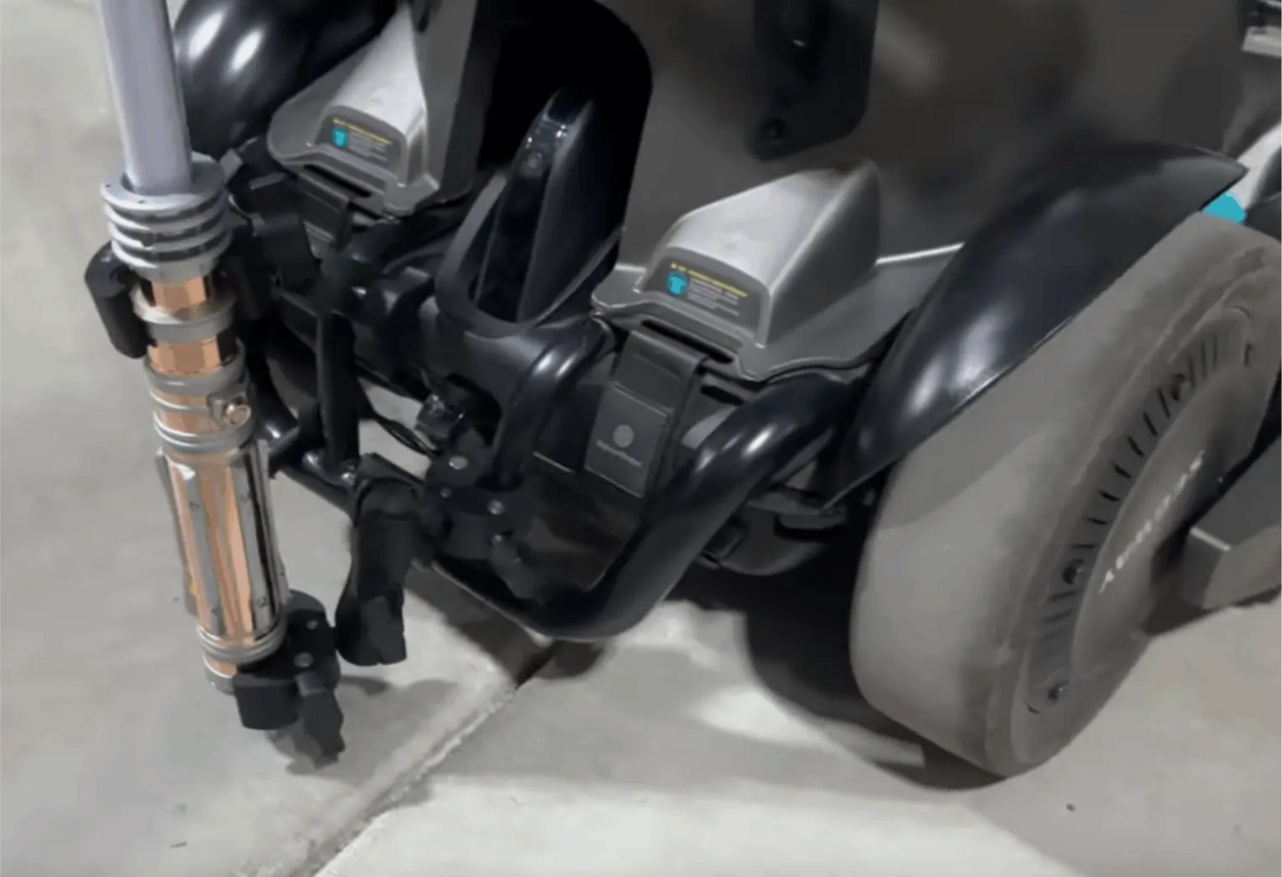 Luces traseras inteligentes para Ninebot Go Kart recargables de alta visibilidad
