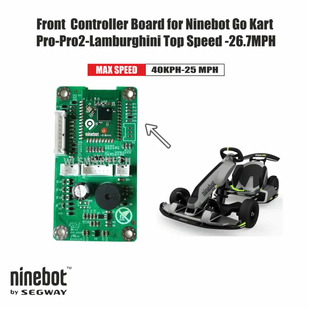 Upgraded Controller Board for Ninebot Go Kart Pro-Pro2-Lamburghini- Top Speed 25-27MPH