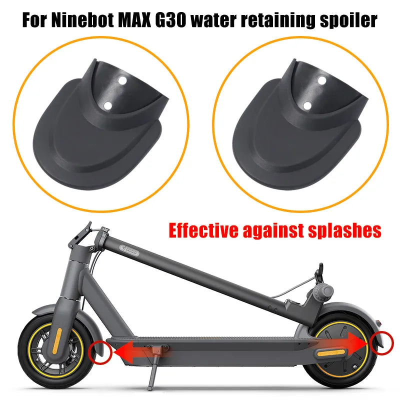Rear & Front Wheel Splash Mudguard for Segway Ninebot MAX G30 / G30D 2PCS