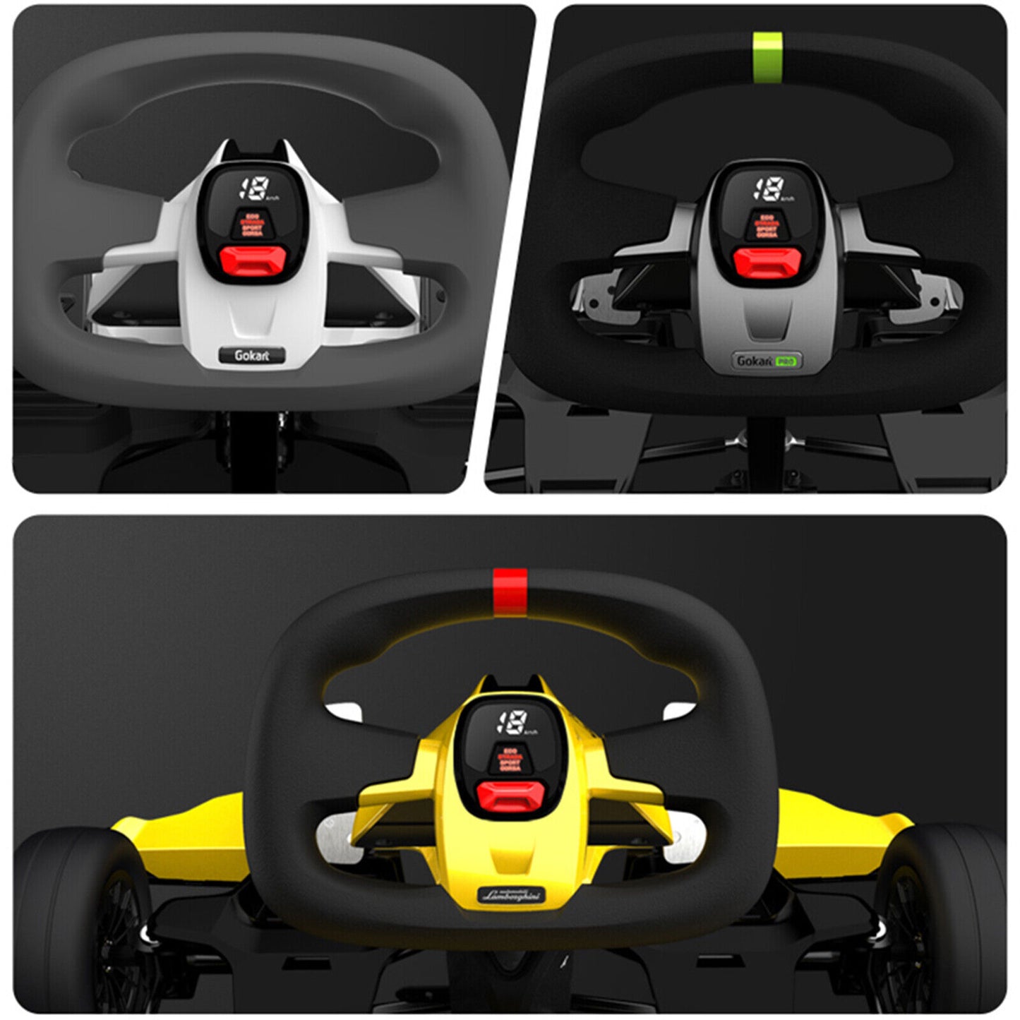 Kit de pantalla Digital de velocímetro, selección de modo de velocidad para Segway Ninebot Gokart 