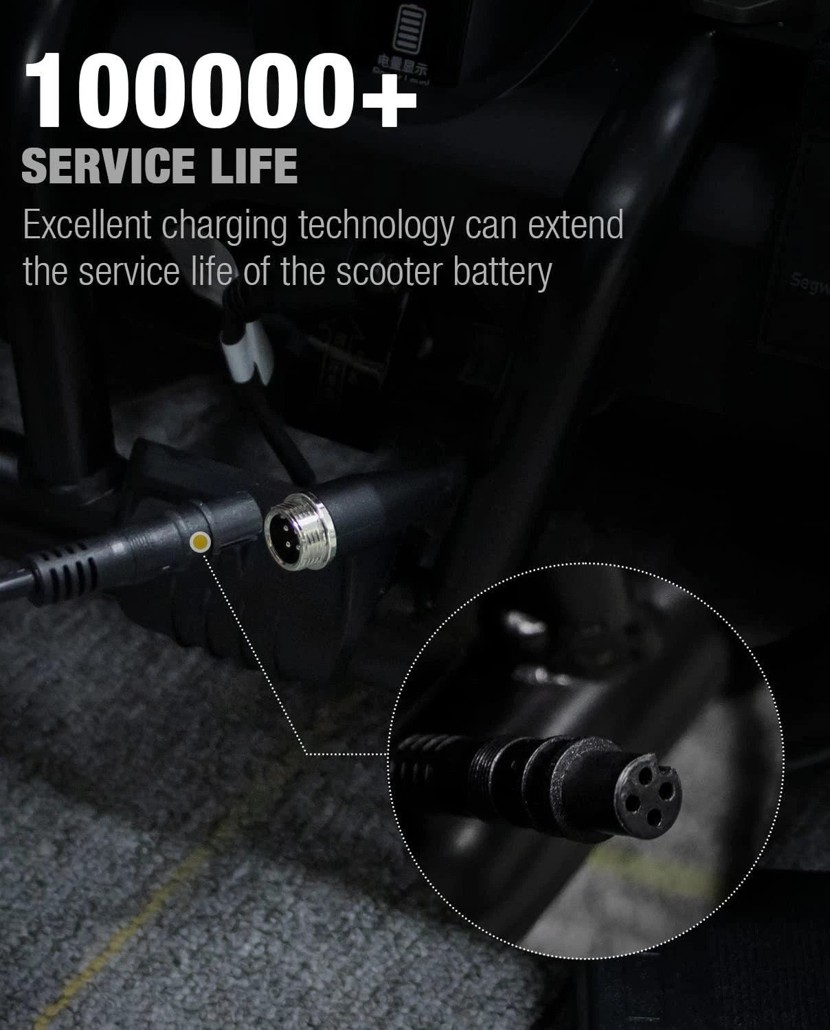 63V 2A 4-Pin Charger for Segway Ninebot GoKart PRO PRO2 Lamborghini S-MAX