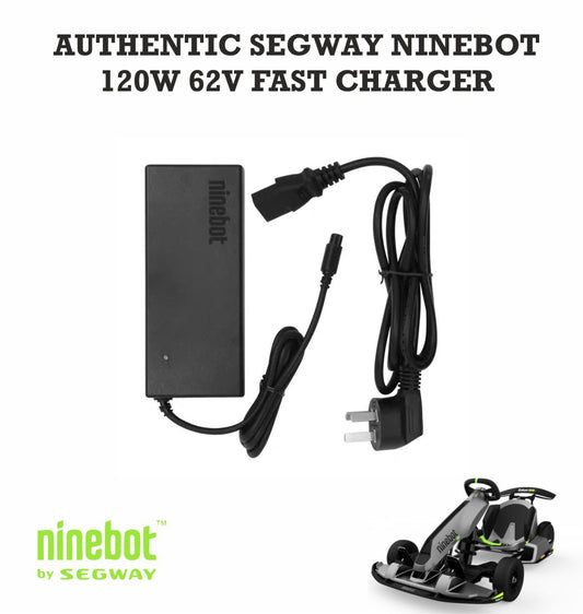 Authentic Segway Ninebot 120W 62V Fast Charger for GoKart Pro Lamborghini