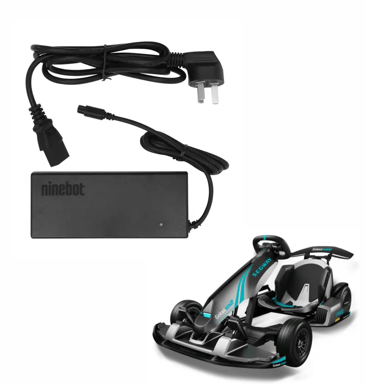 Authentic Segway Ninebot 124W 63V Fast Charger for GoKart New Version