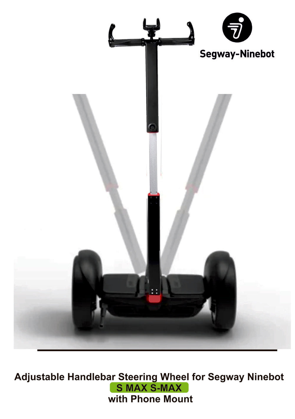 Ninebot S MAX Handlebar with Adjustable Telescopic Control With Phone ...