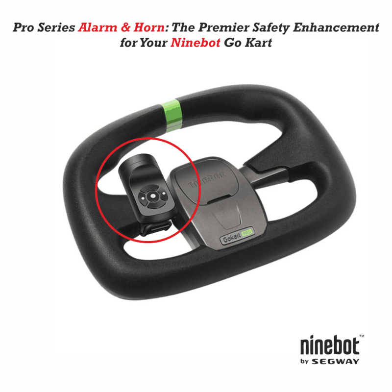 Ninebot Go Kart Pro Series Electric Alarm & Horn: Your Essential Safety Upgrade