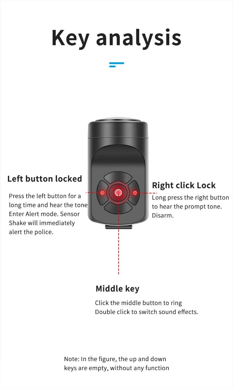 Electric Alarm & Horn for Segway Ninebot Go Kart Pro Lamborghini Edition