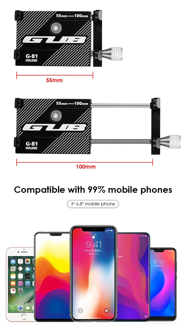 Durable aluminum phone holder designed for Xiaomi electric scooters