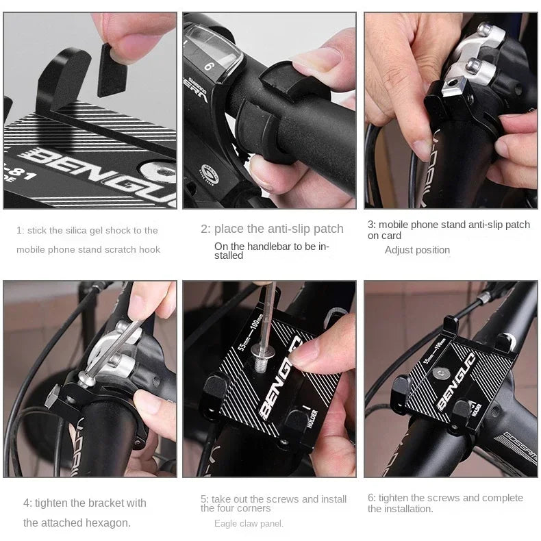 Durable aluminum phone holder designed for Xiaomi electric scooters