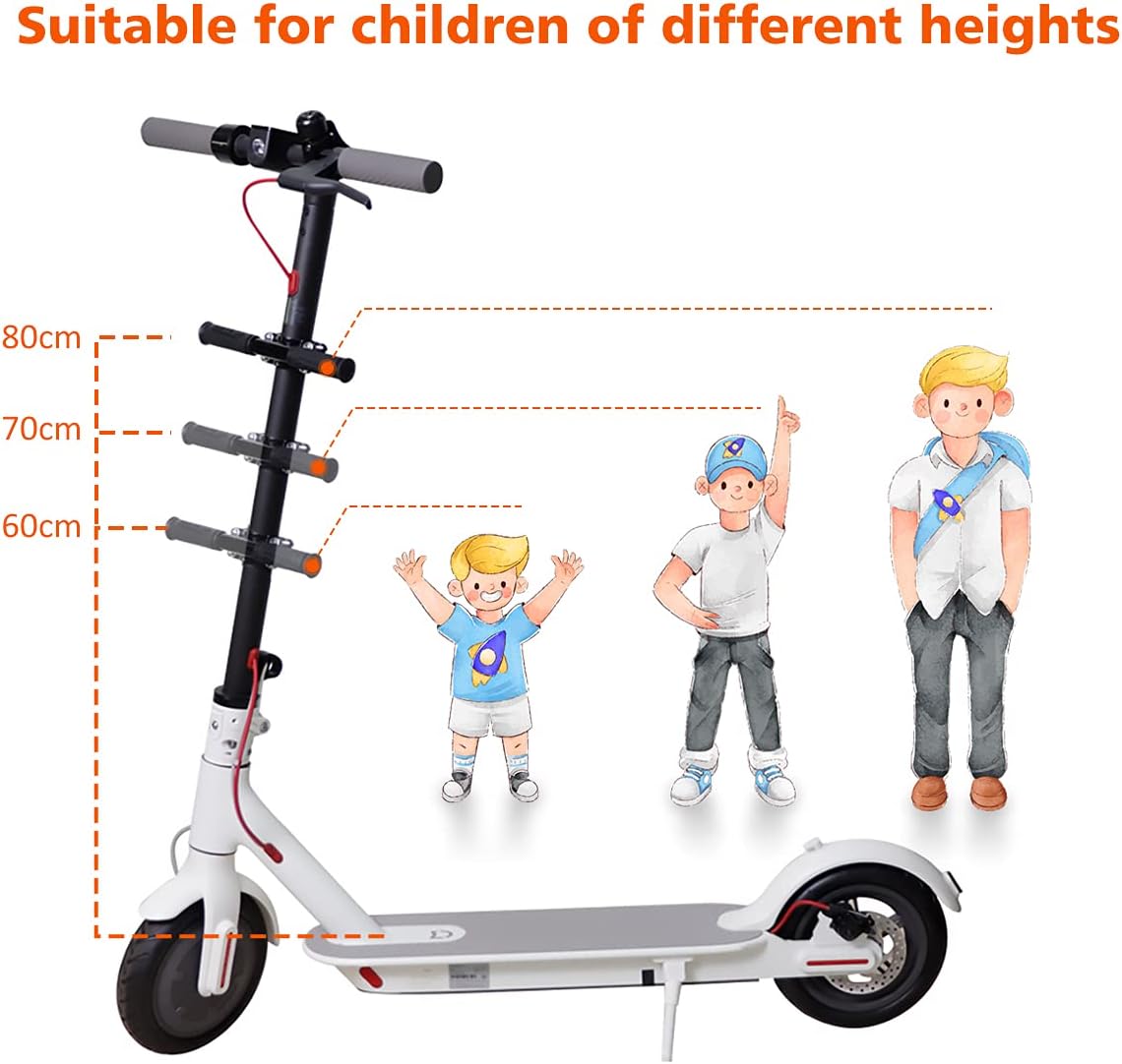 Pasamanos ajustable seguro para niños, mango antideslizante para scooters eléctricos Ninebot G30 Xiaomi M365 