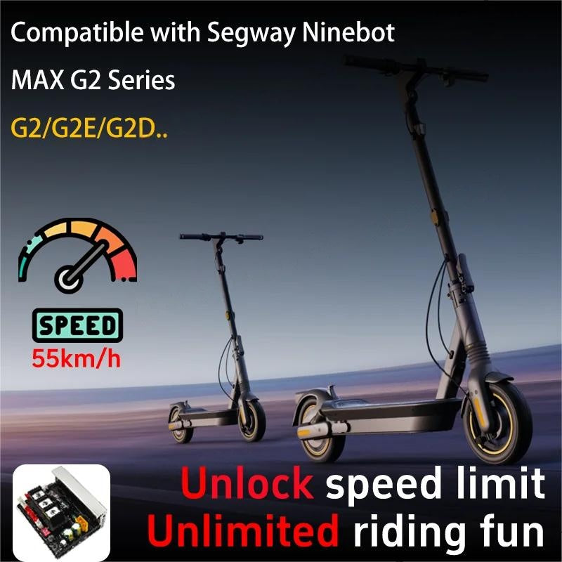 High Performance Controller for Ninebot MAX G2 G2E G2D – 55km/h (34mph) Electric Scooter Upgrade