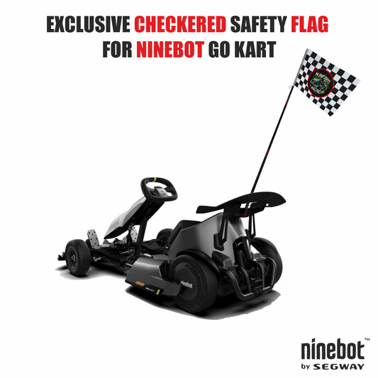 EXCLUSIVE CHECKERED SAFETY FLAG RED