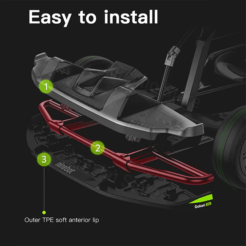 FRONT PLASTIC LIP FOR NINEBOT GOKART PRO_8