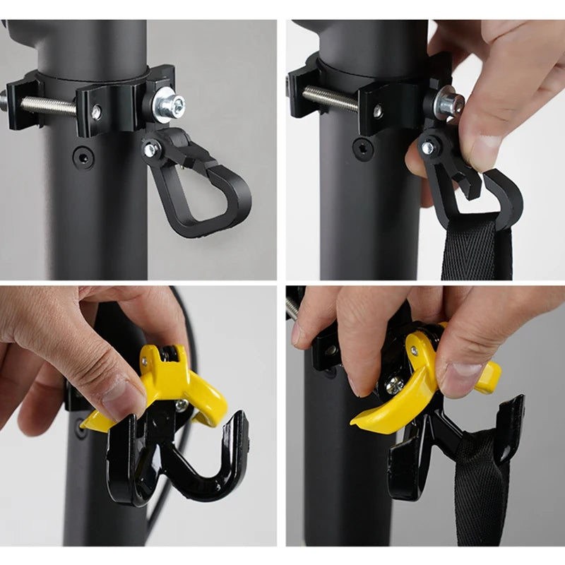 Bolsa para colgar con gancho y colgador para guardar cascos para Ninebot Max G30 G30D 