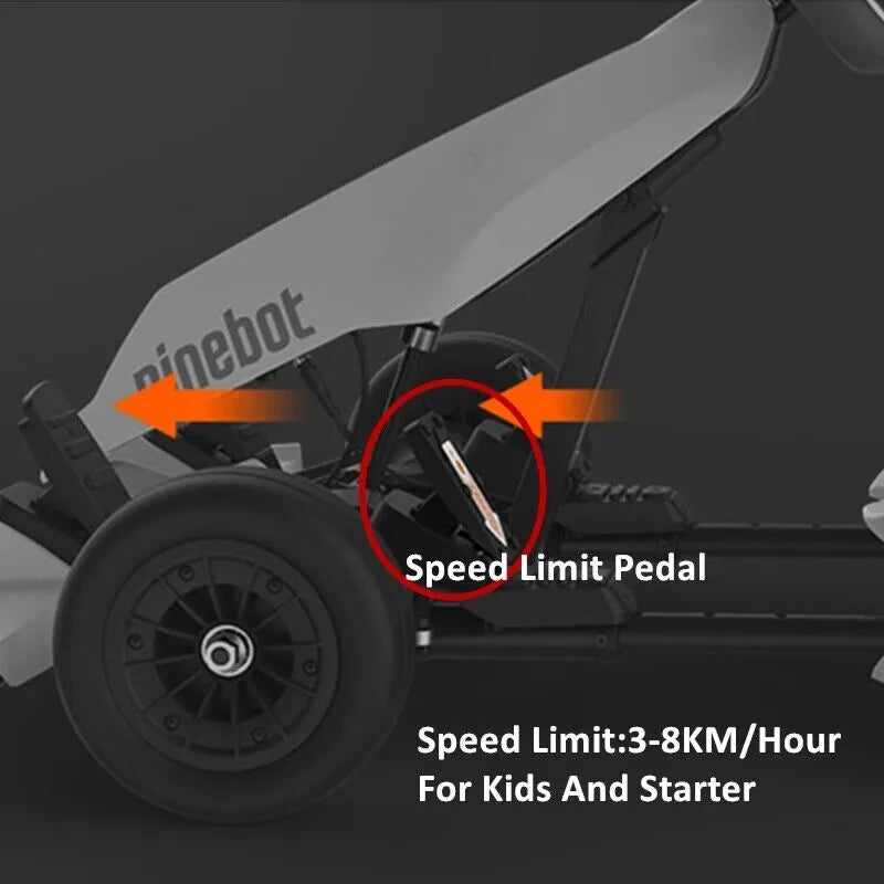 Pedales de repuesto ilimitados y limitados de velocidad para niños para Segway Ninebot Gokart