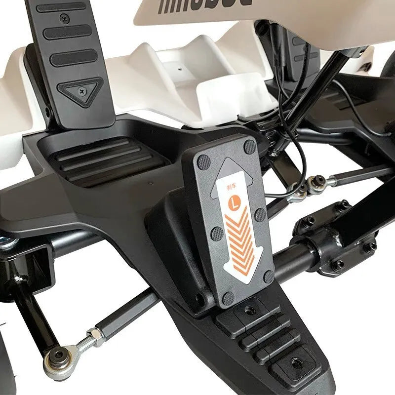Pedales de repuesto ilimitados y limitados de velocidad para niños para Segway Ninebot Gokart