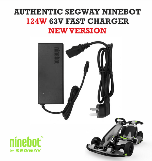 Authentic Segway Ninebot 124W 63V Fast Charger for GoKart New Version