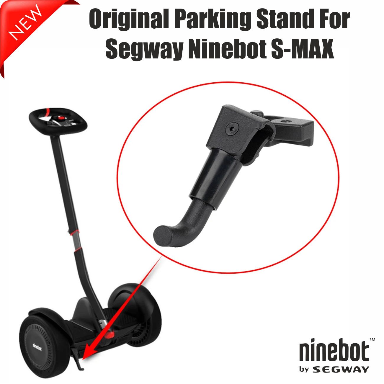 Original Parking Stand Kickstand For Segway Ninebot S MAX S-MAX Electric Scooter