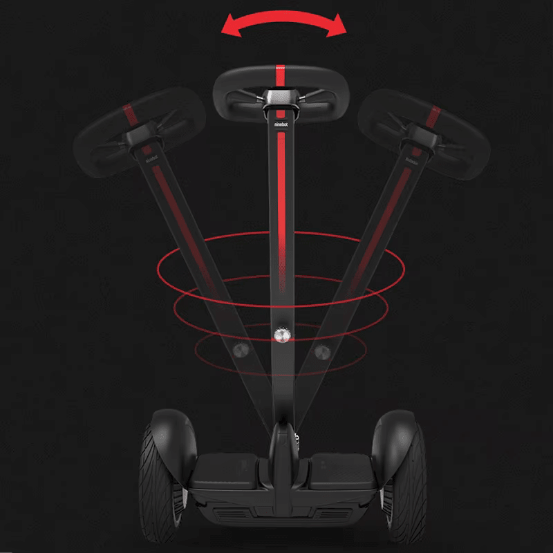 Adjustable Handlebar With Steering Wheel And Speedometer For Ninebot SMAX