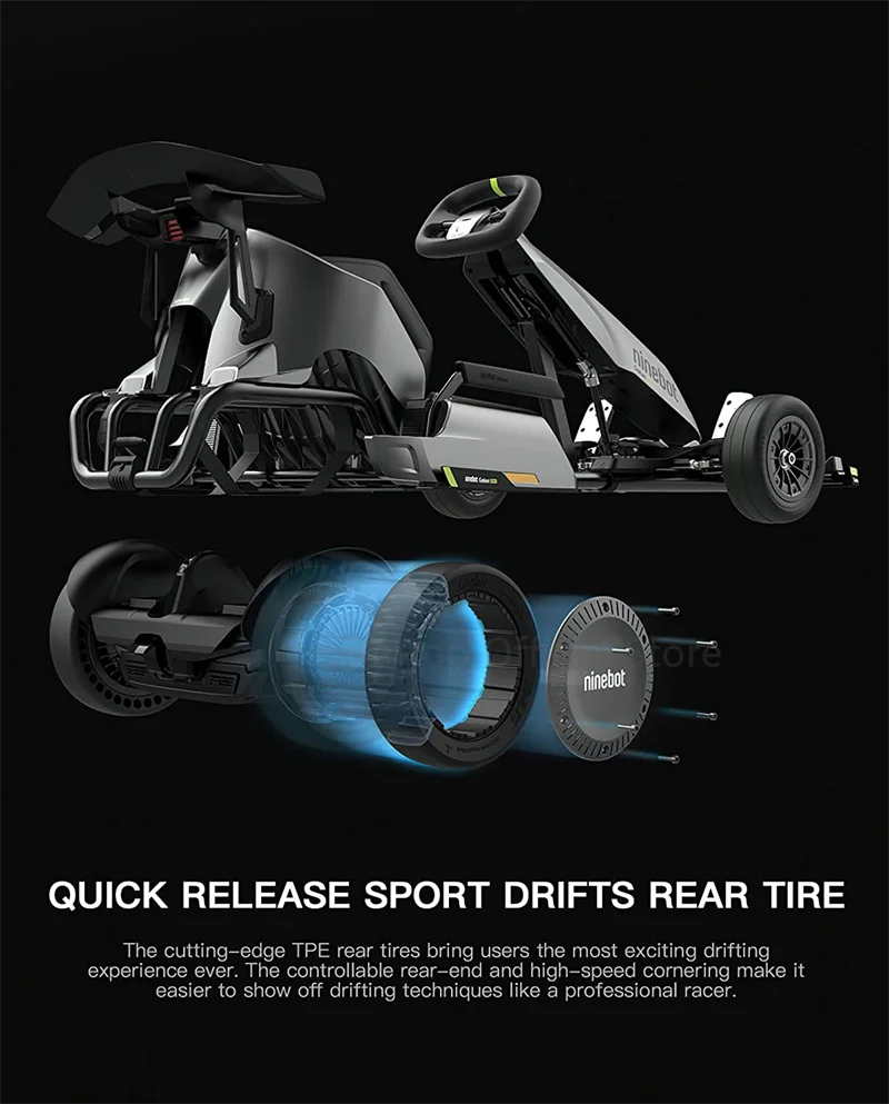 Original  Drift Tires For Segway Ninebot Go Kart Pro- Kit- Lamborghini - S MAX 2PCS