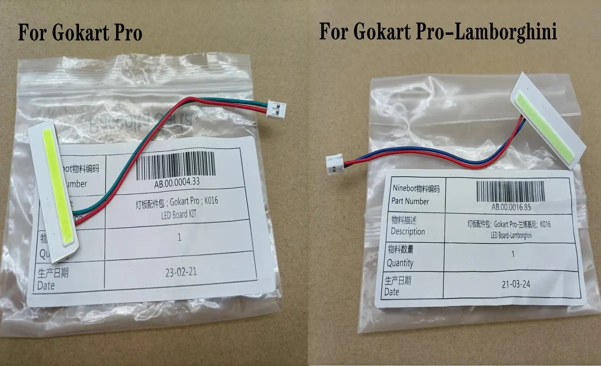 Original LED Headlight Board for Ninebot GoKart Pro – Lamborghini Edition