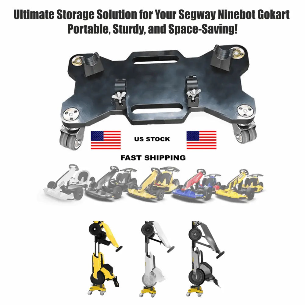 Portable Stand Rack for Secure Storage and Placement of Segway Ninebot Gokart
