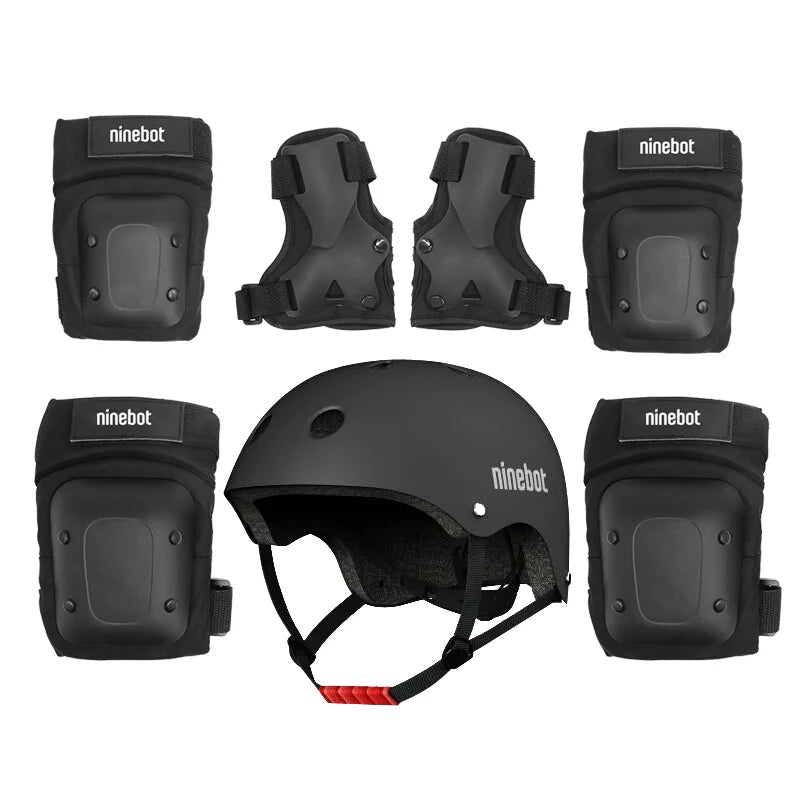 Juego de protectores de equipo de protección con casco para Segway Ninebot 