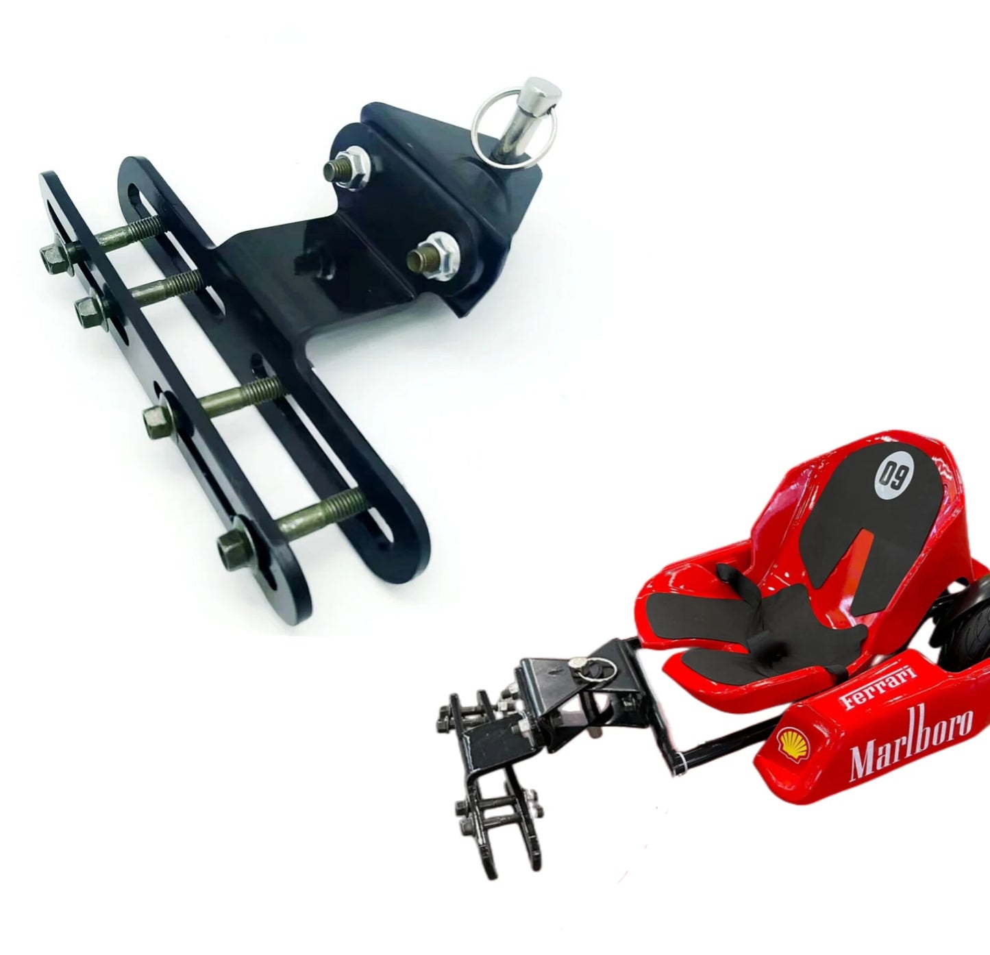 Conector de enganche de remolque trasero para todos los modelos Ninebot Gokart 