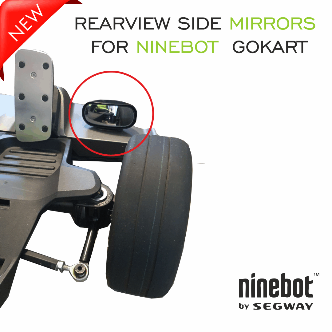 Rearview Side Mirrors For Segway Ninebot Gokart Pro Kit Lamburghini