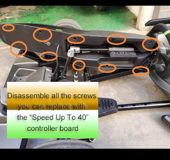 Upgraded Controller  Board  for Ninebot Go Kart Pro-Pro2-Lamburghini- Top Speed 25-27MPH
