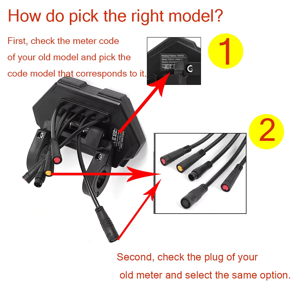 Kit de pantalla Digital de velocímetro, selección de modo de velocidad para Segway Ninebot Gokart 