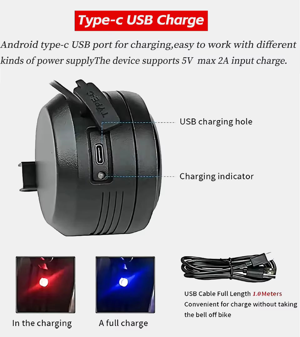 Ultra Loud Metal Electric Horn & Alarm For All Segway Ninebot Models MAX G30 G2 ZT3