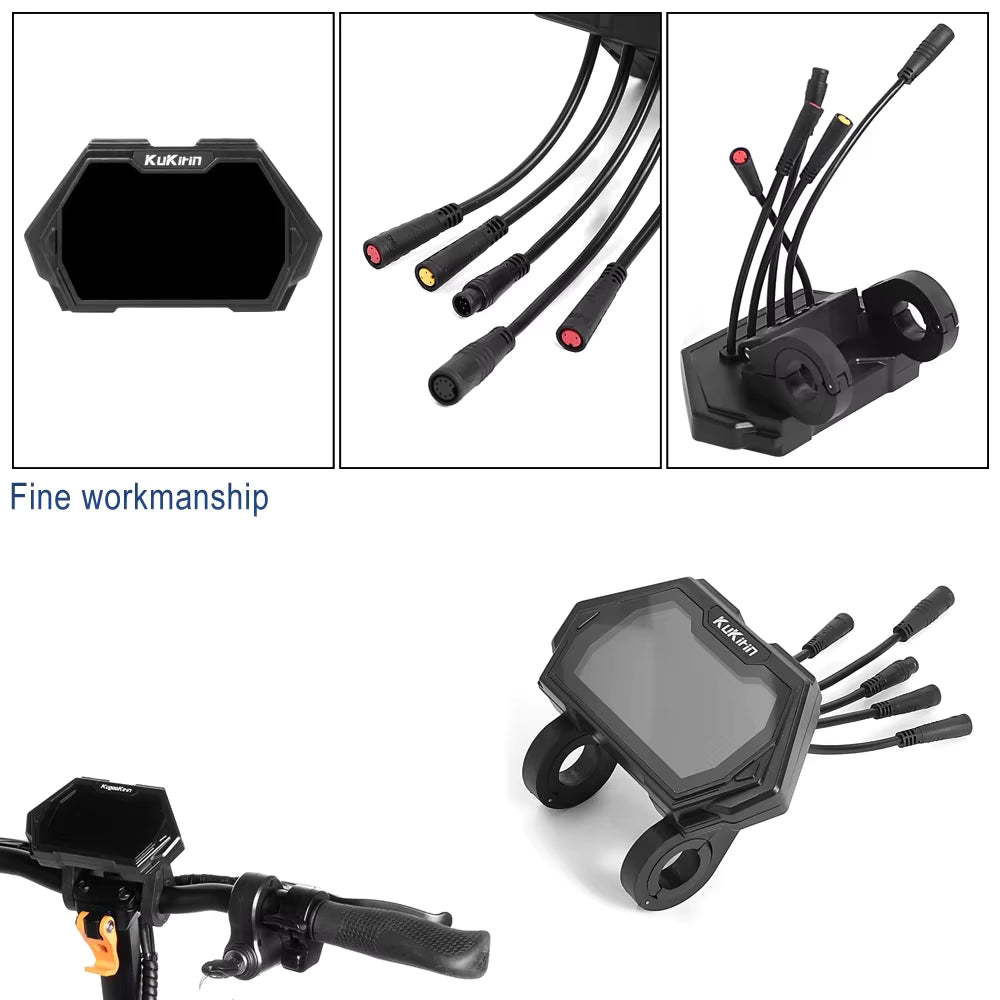 Kit de pantalla Digital de velocímetro, selección de modo de velocidad para Segway Ninebot Gokart 