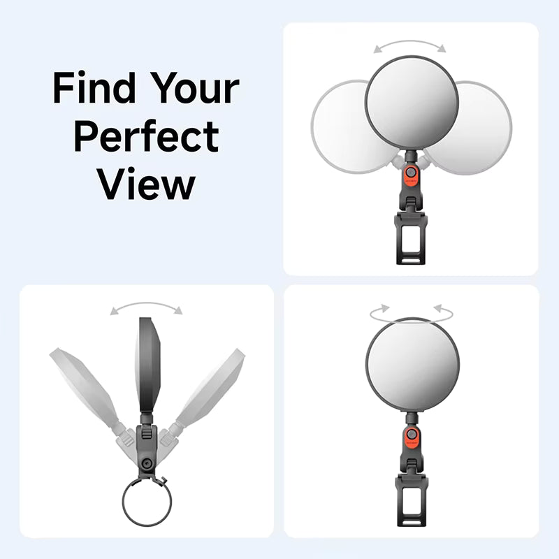 Original Rearview Mirrors for Segway Ninebot MAX G3, ZT3 Pro, F3 Pro, E3 Pro