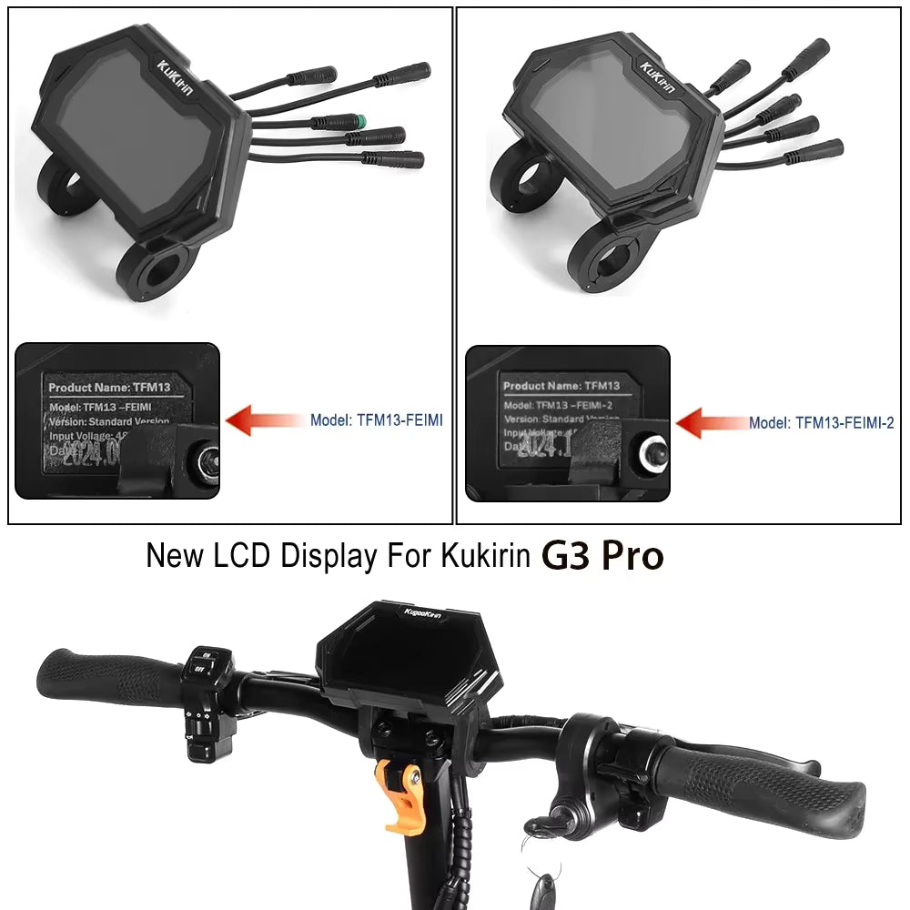 Kit de pantalla Digital de velocímetro, selección de modo de velocidad para Segway Ninebot Gokart 