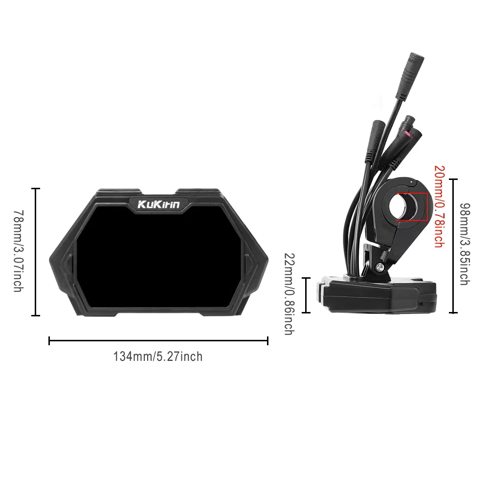 Kit de pantalla Digital de velocímetro, selección de modo de velocidad para Segway Ninebot Gokart 