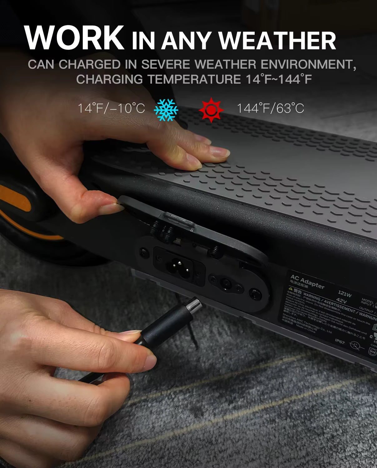 70W Segway Ninebot Fast Charger for E3 & E3 Pro – High-Efficiency Power